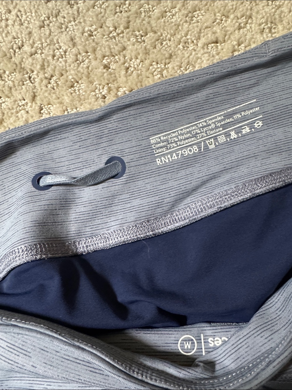Outdoor Voices | Hudson 2.5" Athletic Short in Speckled Pattern | Size M - Picture 3 of 7